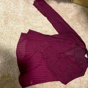 Cranberry button up dress shirt